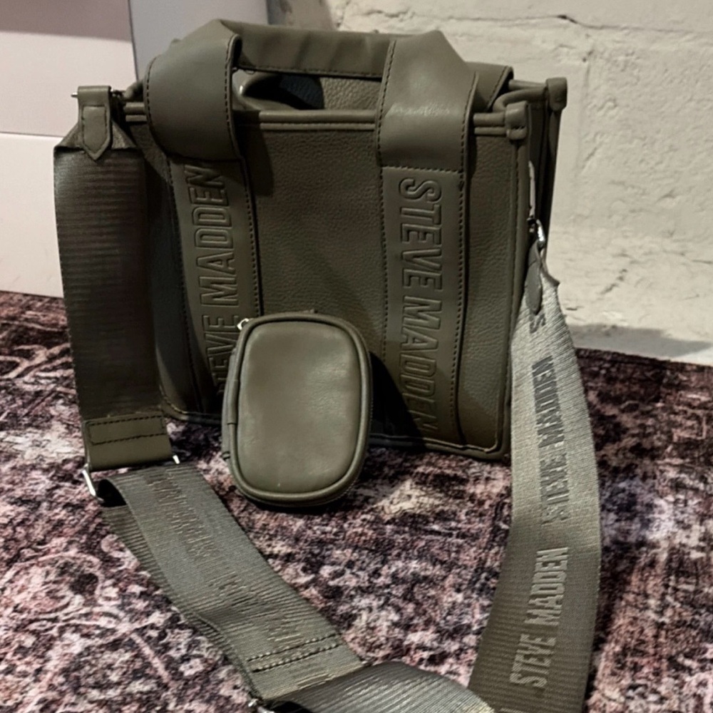 Steve Madden Khaki Men's Messenger Bag